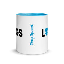 Load image into Gallery viewer, LOVE (FONT) DOGS (BACK) – 2 Sided Colored Mugs
