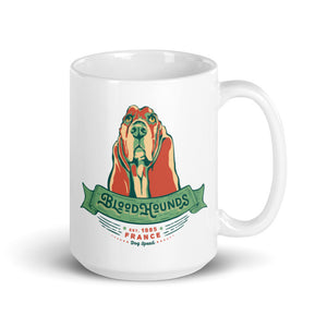 Bloodhound – White Mugs