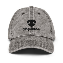 Load image into Gallery viewer, DOG SPEED LOGO – Vintage Denim Style Hat
