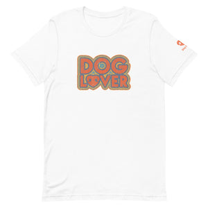 "DOG LOVER" 70's RETRO DESIGN – Premium Unisex T-Shirt