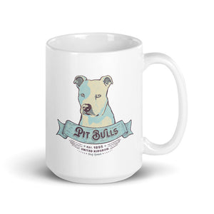 Pit Bull – White Mugs