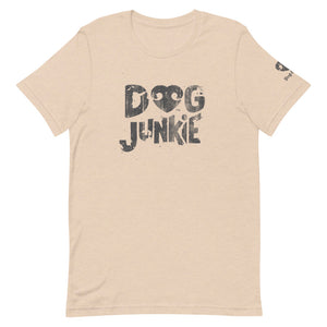 "DOG JUNKIE" Double Sided – Premium Unisex T-Shirt