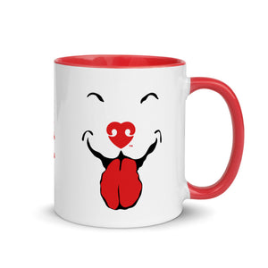 "MY DOG CANT HOLD ITS LICKER" – 2 Sided Colored Mugs