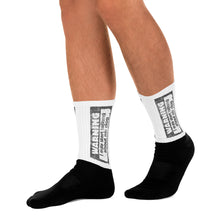 Load image into Gallery viewer, &quot;WARNING: I MAY START TALKING ABOUT MY DOG&quot; – Designer Unisex Socks
