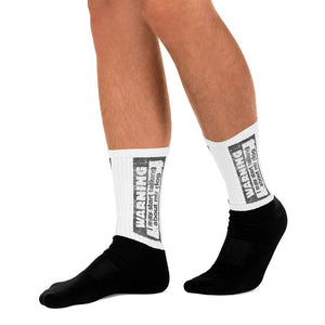 "WARNING: I MAY START TALKING ABOUT MY DOG" – Designer Unisex Socks