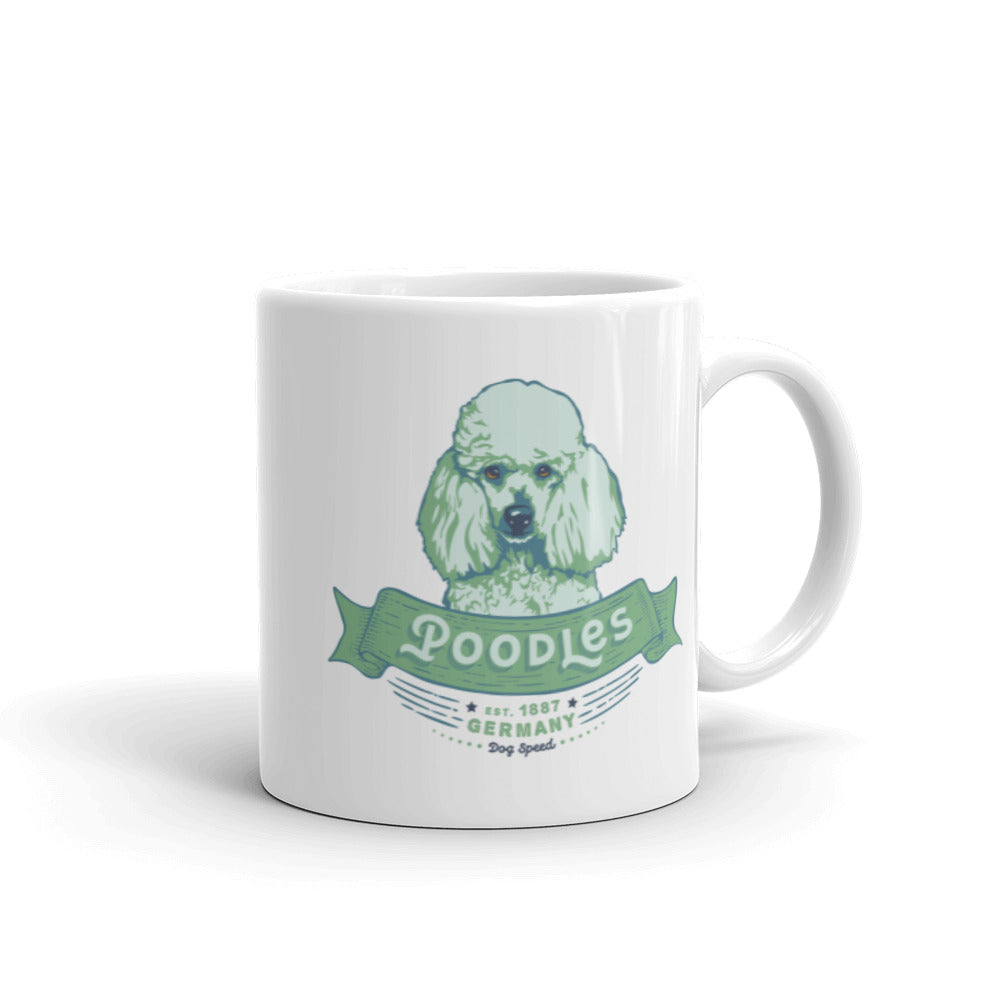 Poodle – White Mugs