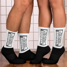 Load image into Gallery viewer, &quot;WARNING: I MAY START TALKING ABOUT MY DOG&quot; – Designer Unisex Socks
