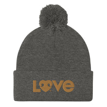 Load image into Gallery viewer, &quot;LOVE&quot; DOG LOVERS DESIGN – Pom-Pom Beanies
