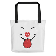 Load image into Gallery viewer, &quot;MY DOG CANT HOLD ITS LICKER&quot; + Graphic – 2 Sided Tote Bags
