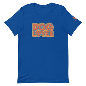 "DOG LOVER" 70's RETRO DESIGN – Premium Unisex T-Shirt