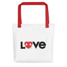 Load image into Gallery viewer, LOVE (FONT) DOGS (BACK) – Tote Bags
