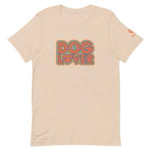 "DOG LOVER" 70's RETRO DESIGN – Premium Unisex T-Shirt