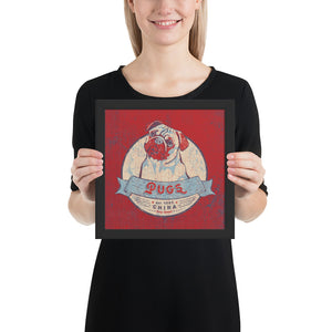 Pug – Framed Posters