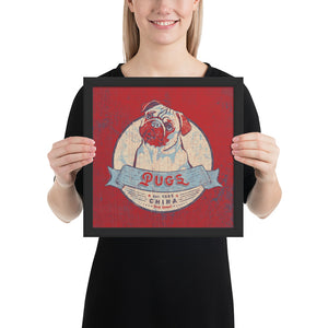 Pug – Framed Posters