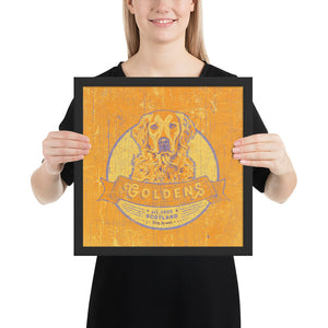 Golden Retriever – Framed Posters