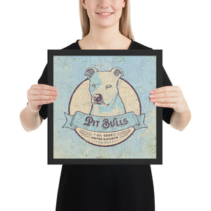 Pit Bull – Framed Posters