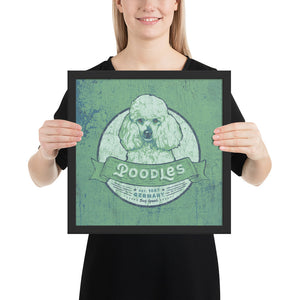 Poodle – Framed Posters