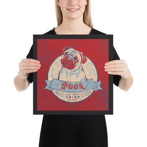 Pug – Framed Posters