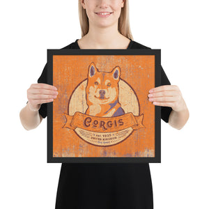 Corgi – Framed Posters