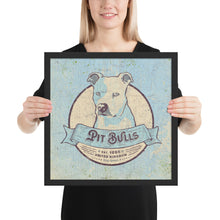 Load image into Gallery viewer, Pit Bull – Framed Posters
