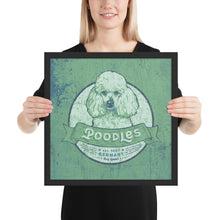 Load image into Gallery viewer, Poodle – Framed Posters
