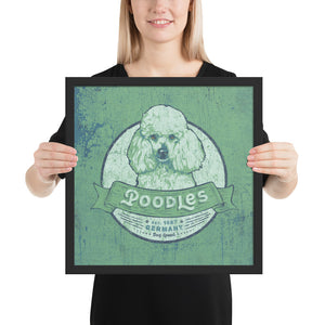 Poodle – Framed Posters