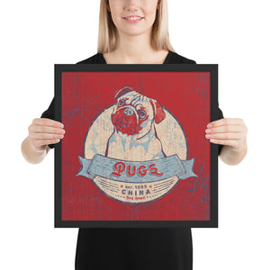 Pug – Framed Posters