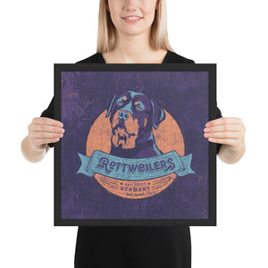 Rottweiler – Framed Posters