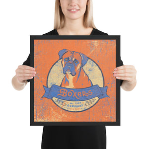 Boxer – Framed Posters