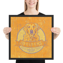 Load image into Gallery viewer, Golden Retriever – Framed Posters
