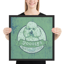 Load image into Gallery viewer, Poodle – Framed Posters
