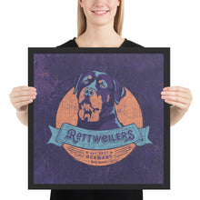 Load image into Gallery viewer, Rottweiler – Framed Posters
