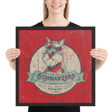 Load image into Gallery viewer, Schnauzer – Framed Posters
