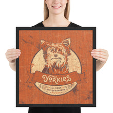 Load image into Gallery viewer, Yorkie – Framed Posters
