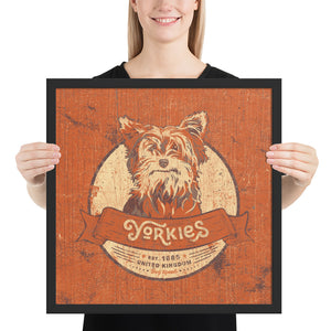 Yorkie – Framed Posters