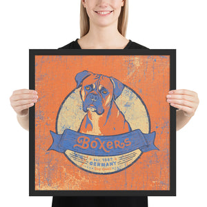 Boxer – Framed Posters