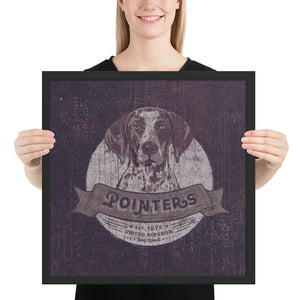 Pointer – Framed Posters