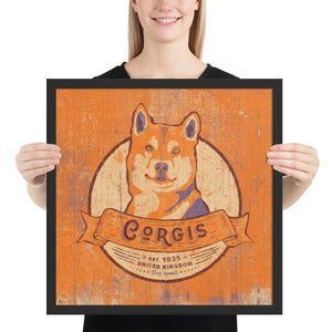 Corgi – Framed Posters