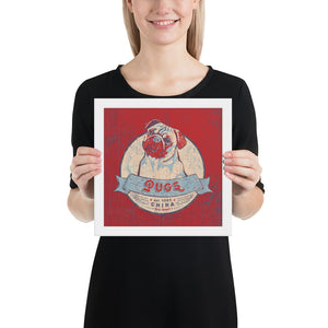 Pug – Framed Posters