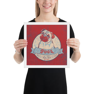 Pug – Framed Posters