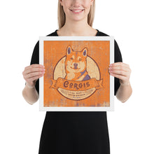 Load image into Gallery viewer, Corgi – Framed Posters
