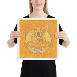 Golden Retriever – Framed Posters