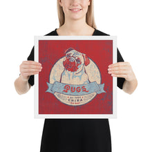 Load image into Gallery viewer, Pug – Framed Posters
