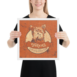 Yorkie – Framed Posters