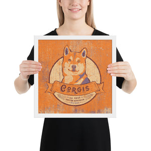 Corgi – Framed Posters