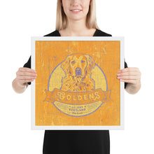 Load image into Gallery viewer, Golden Retriever – Framed Posters
