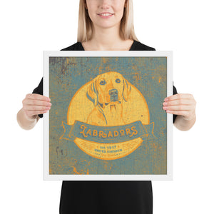 Labrador – Framed Posters