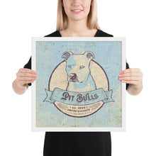 Load image into Gallery viewer, Pit Bull – Framed Posters
