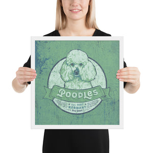 Poodle – Framed Posters