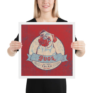 Pug – Framed Posters